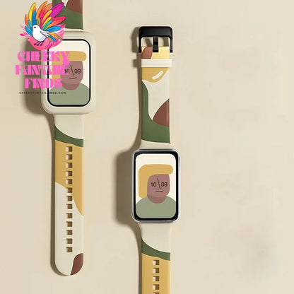 Morandi Strap For Xiaomi Mi Band 7pro Silicone Strap Bracelet Smart Watch Replacement Wristband For Xiaomi Band 7 pro Cheeky Fantail Finds