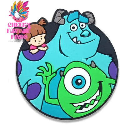 Movie Character Monsters Inc. University Shoe Charms For Accessories Shoe Buckle Decorations Christmas Gifts for Party Cheeky Fantail Finds