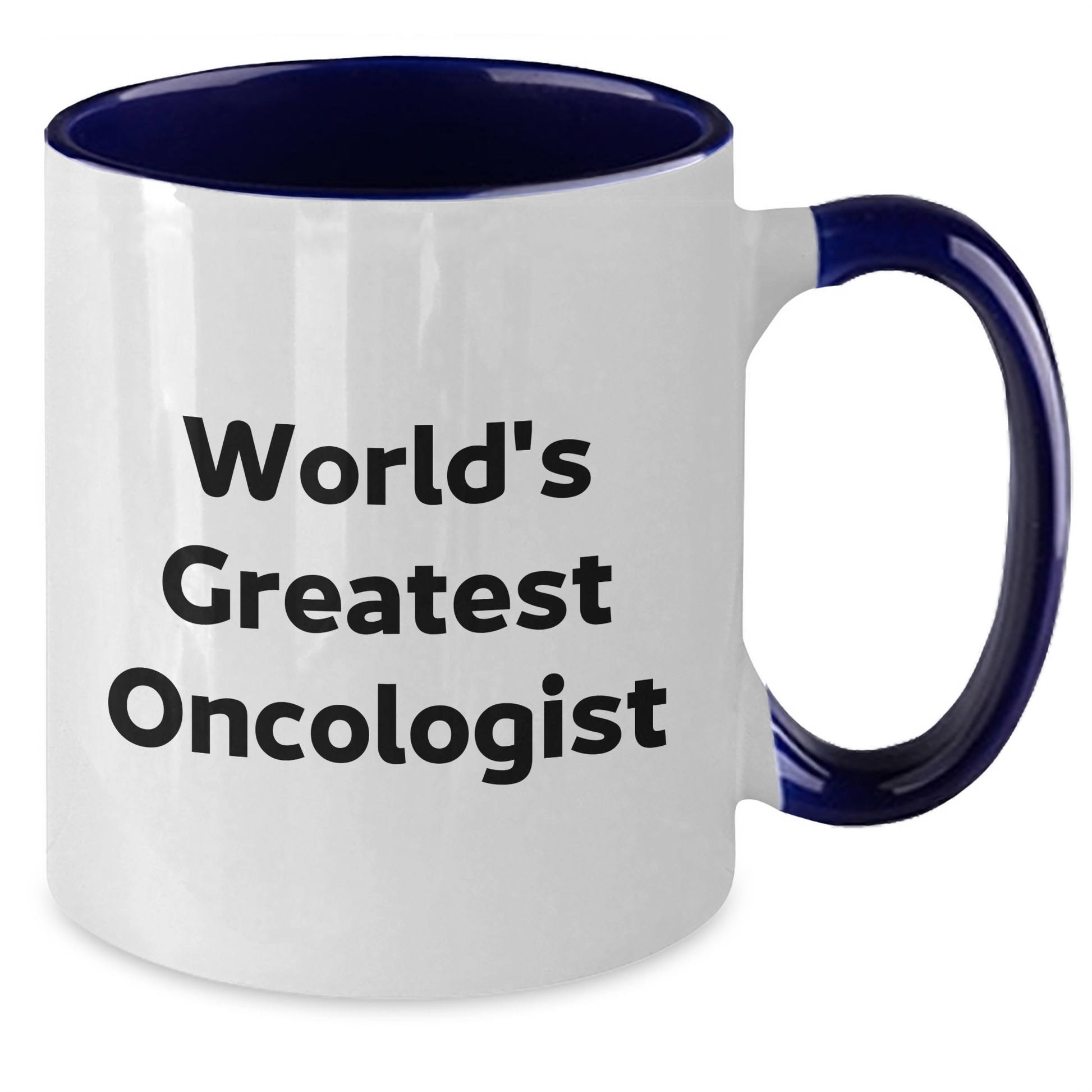 Funny World's Greatest Oncologist Gifts for Oncologist Men from Friends and Family, Two Tone Coffee Mug for Graduation - Additional