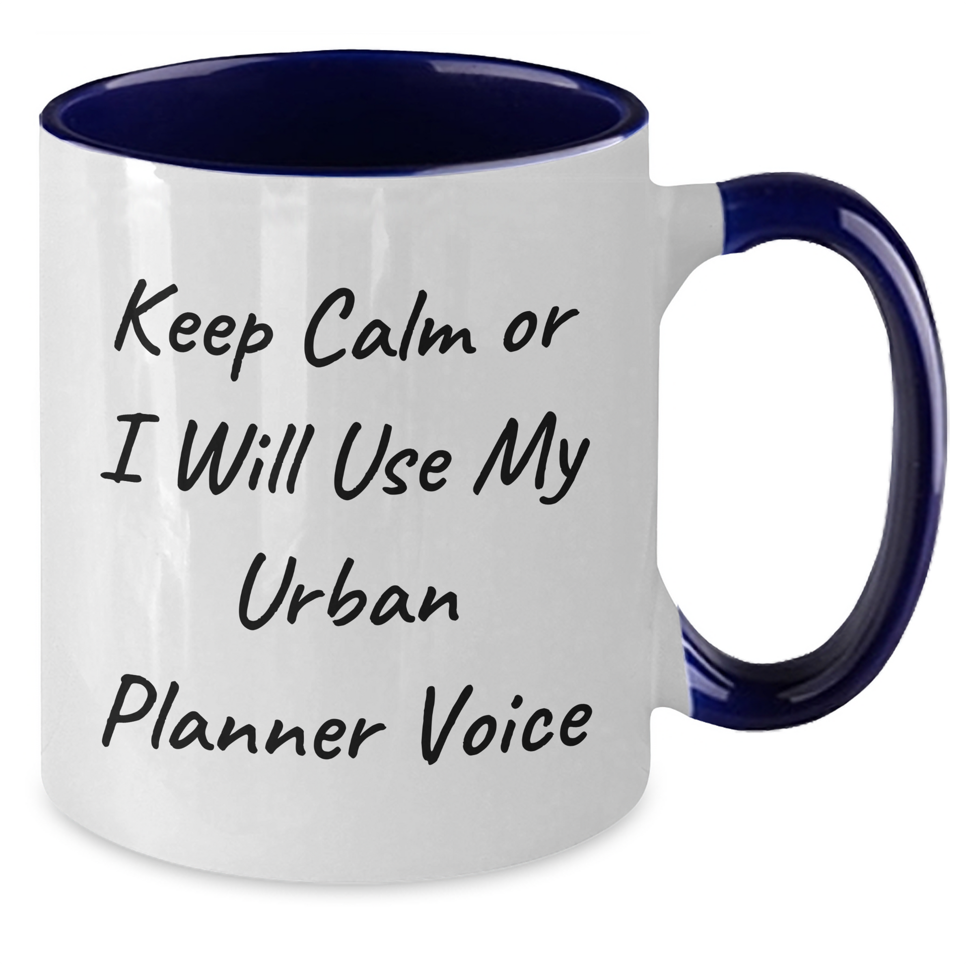 Urban Planner Humor Two Tone Coffee Mugs, Funny Keep Calm Gifts for Men, Unique Father's Day Presents from Friends, Coworkers, Family - Additional