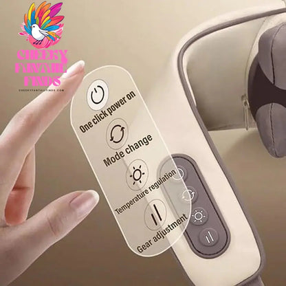 Neck and Shoulder Massage Shawl Heating Kneading 6D Massage Head Deep Massage and Muscle Relaxation Adjustable Wearable Massager Cheeky Fantail Finds