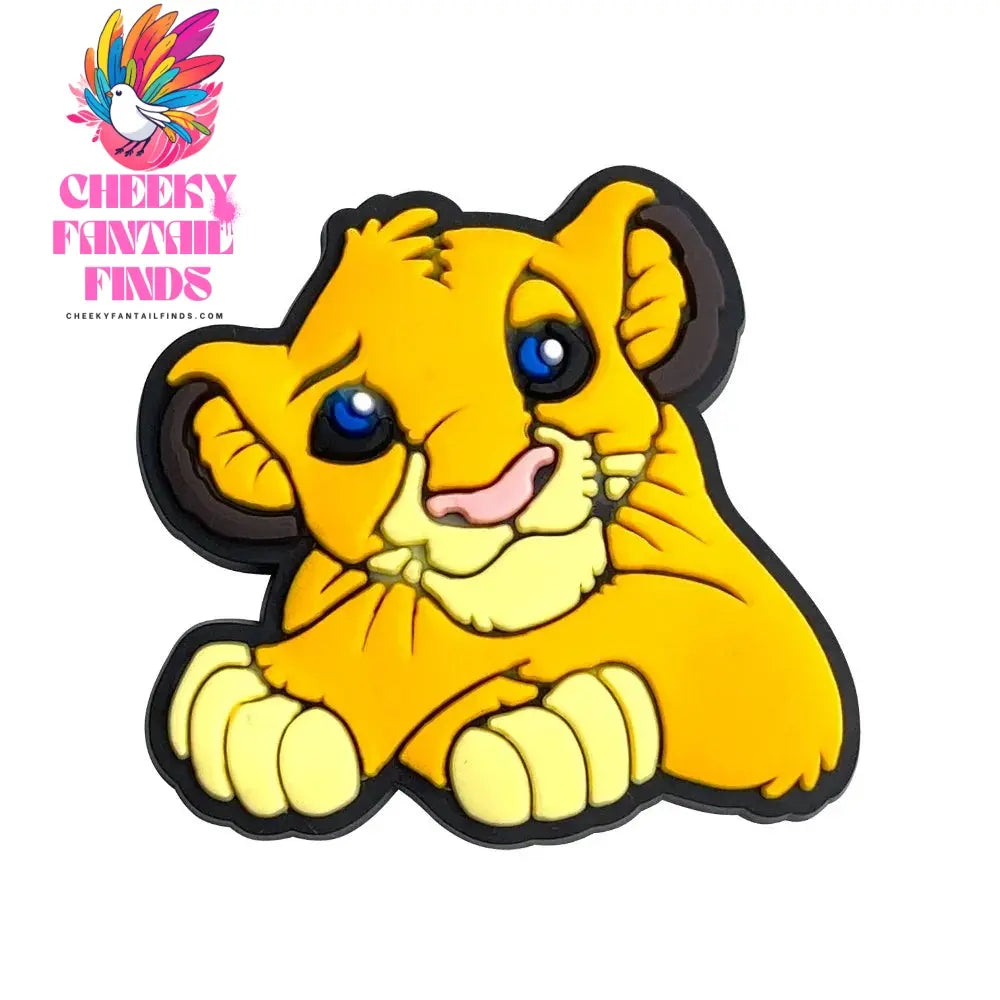 New 1PCS Shoe Charms Cartooon Lion DIY Anime Cute Animal Characters Decorate PVC Pins Accessories For Kid Boy Birthday Cool Gift Cheeky Fantail Finds
