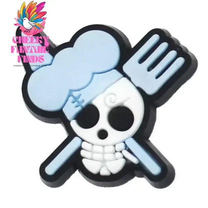 New 33Pcs One piece Cartoon PVC Shoe Charms Sandal Accessories Anime Fantasy Adventure Shoe Buckle Decoration for shoes Cheeky Fantail Finds