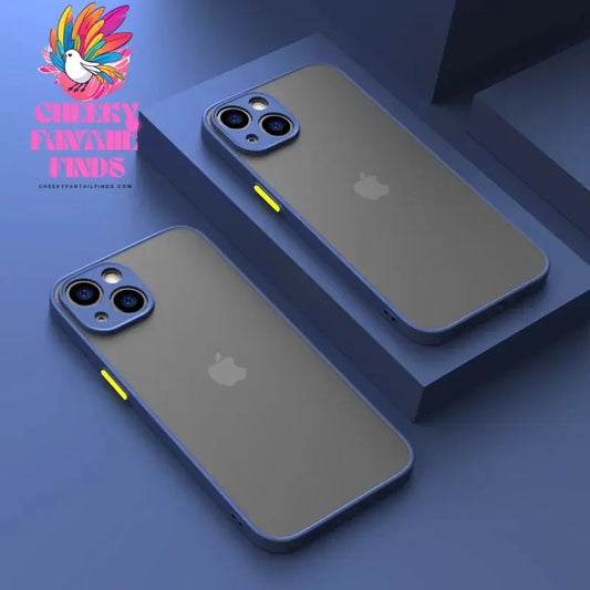 New Armor Bumper Shockproof Phone Case For iPhone 15 11 12 13 Mini 14 Pro XR X Xs Max 7 8 Plus SE 2020 Silicone Hard Cover Capa Cheeky Fantail Finds