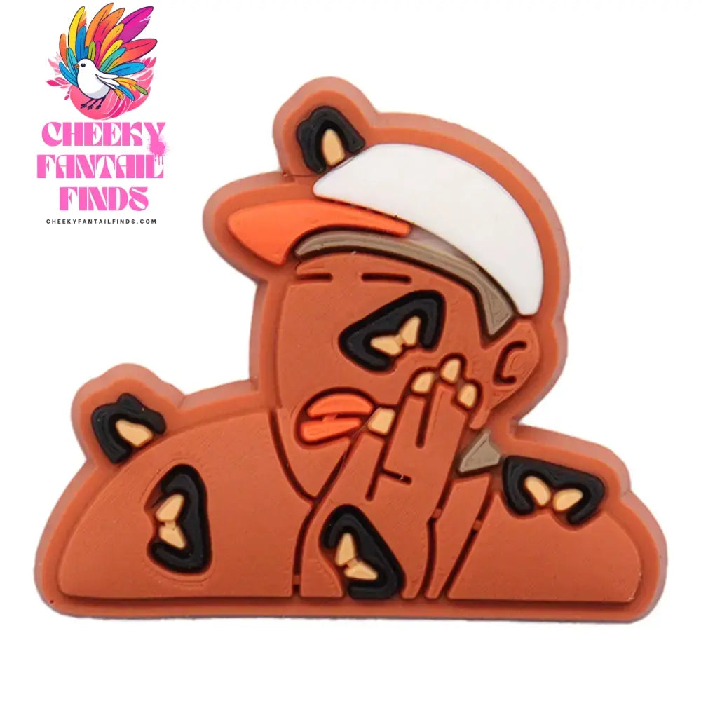 New Arrival 1-18pcs Shoe Charms Fashion Rock Hip Hop Singer Accessories PVC Shoes Decoration For Wristbands Kids X-mas Gift Cheeky Fantail Finds