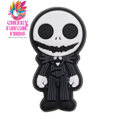 New Arrival 1-23pcs PVC Shoe Movie Charms Cartoon The Nightmare Before Christmas Jack Accessories Shoes Buckles Fit Kids X-mas Gift Cheeky Fantail Finds