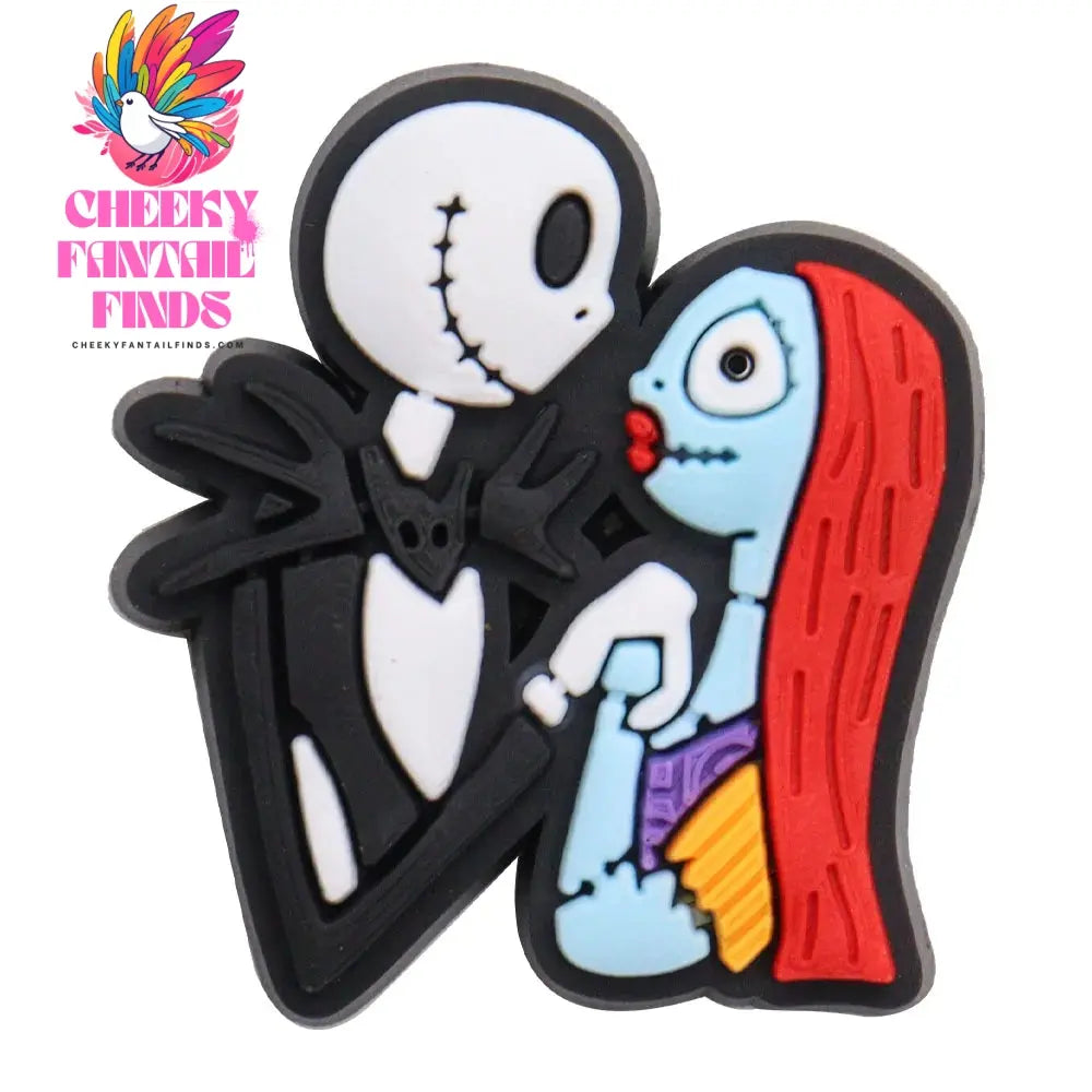 New Arrival 1-23pcs PVC Shoe Movie Charms Cartoon The Nightmare Before Christmas Jack Accessories Shoes Buckles Fit Kids X-mas Gift Cheeky Fantail Finds