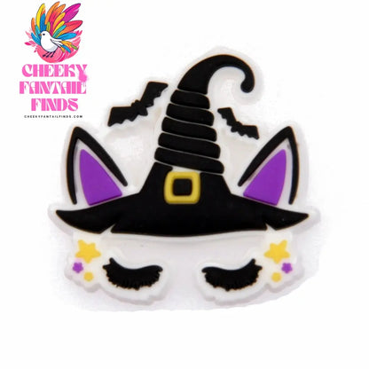 New Black Magic Horror Movie Shoe Charms White Ghost Pumpkin Shoe Decoration Purple Moon Light Cats Clog Charms Halloween Gift Cheeky Fantail Finds