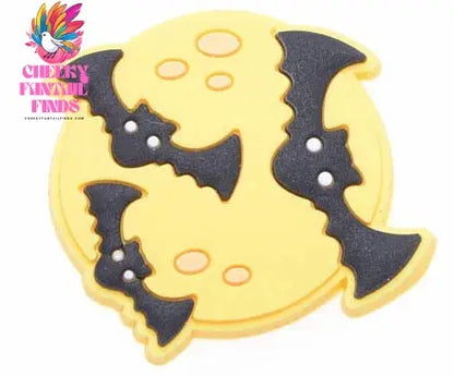 New Black Magic Horror Movie Shoe Charms White Ghost Pumpkin Shoe Decoration Purple Moon Light Cats Clog Charms Halloween Gift Cheeky Fantail Finds