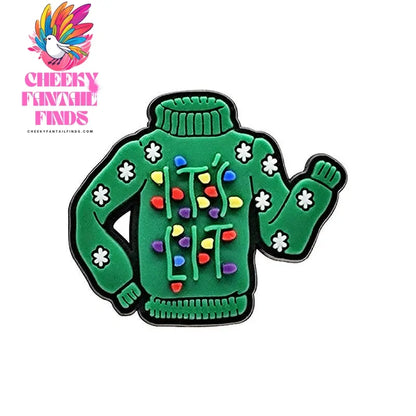 New Christmas Series Hole Shoe Flower Accessories Cheeky Fantail Finds