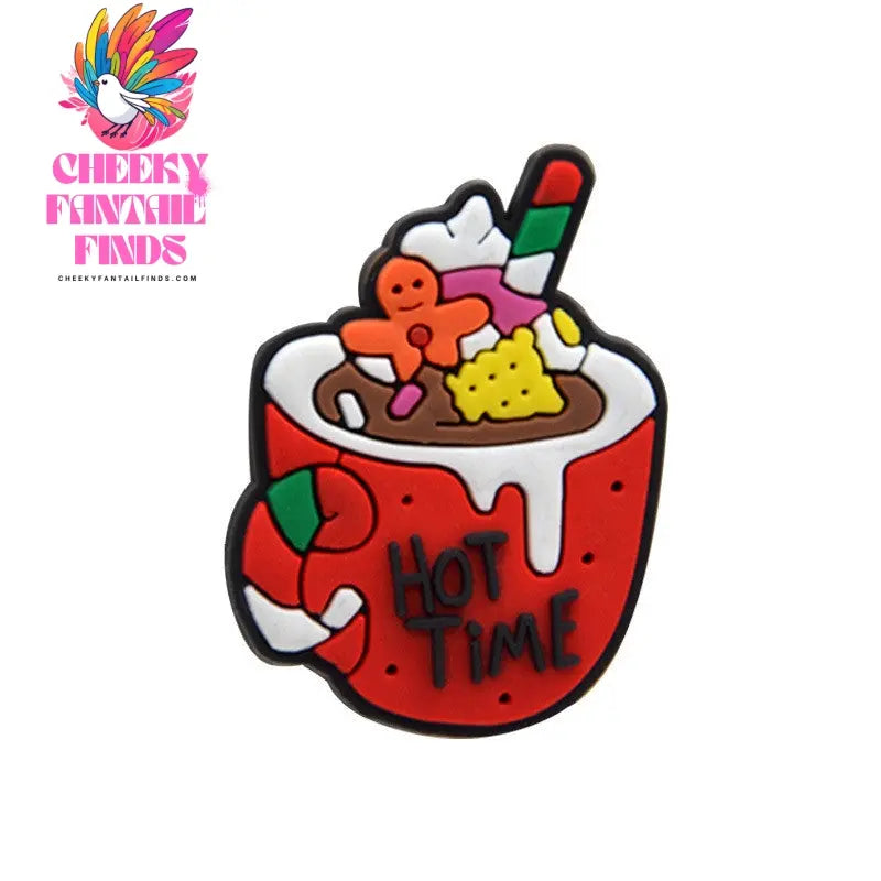 New Christmas Series Hole Shoe Flower Accessories Cheeky Fantail Finds