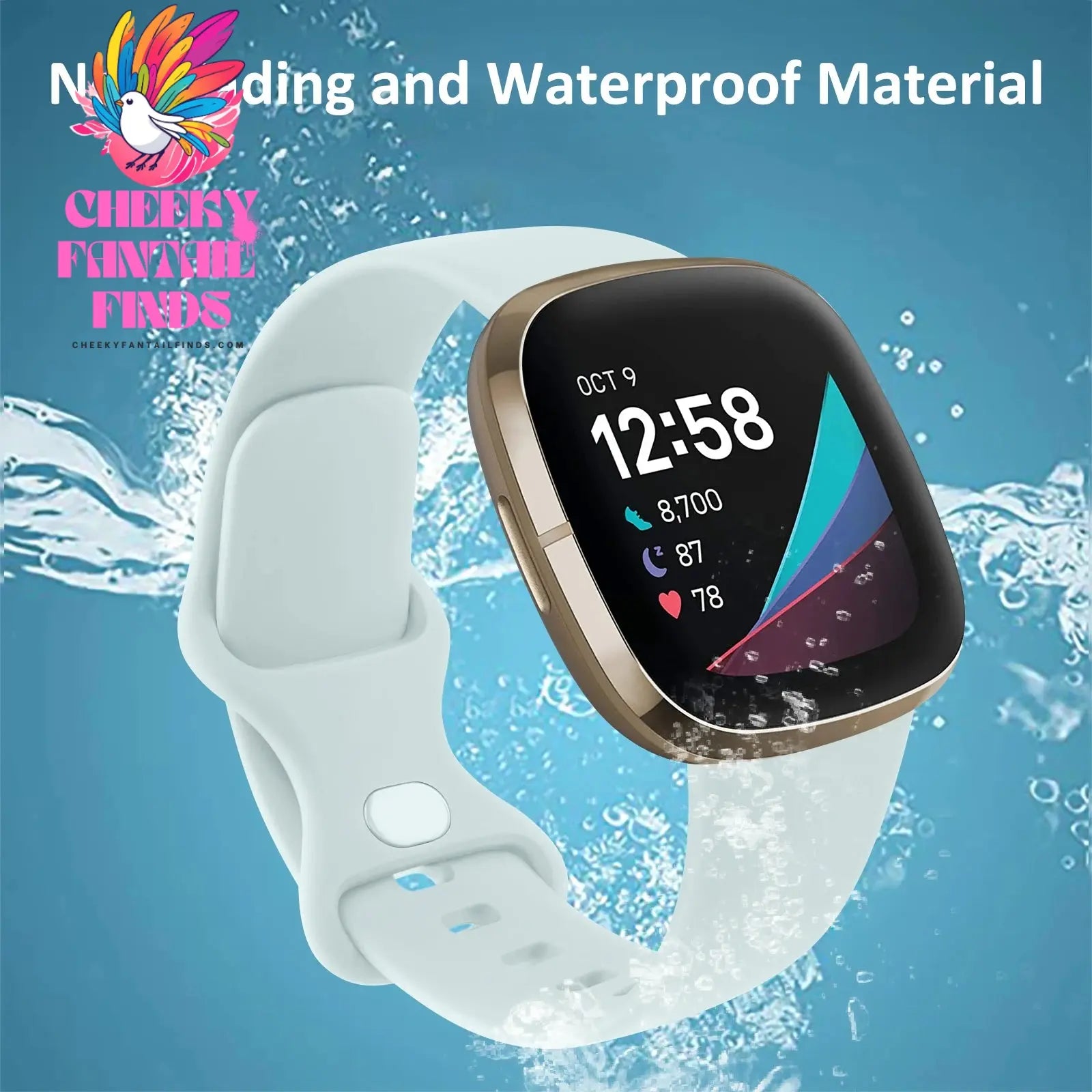 New Color Soft TPU Strap For Fitbit Versa 3 4 Band Watchband Replacement For Fitbit Sense/Sense 2 Bracelet Wristband Accessory Cheeky Fantail Finds