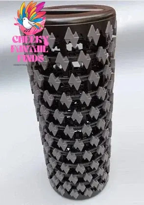 New Custom Deep Tissue Muscle Massage Collapsible Folding Shaft Yoga Foam Roller Cheeky Fantail Finds