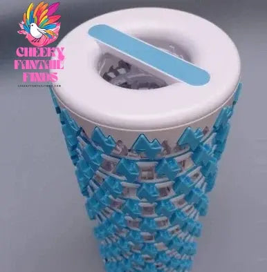 New Custom Deep Tissue Muscle Massage Collapsible Folding Shaft Yoga Foam Roller Cheeky Fantail Finds