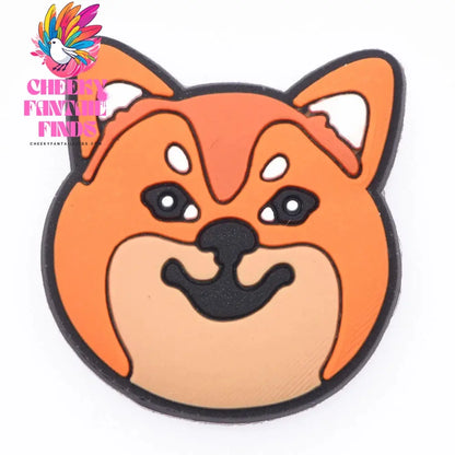 New Cute Cartoon Animals Shoe Decoration Charms Brown Black Dogs Shoe Charms White Claws Bracelet Accessories Halloween Gifts Cheeky Fantail Finds