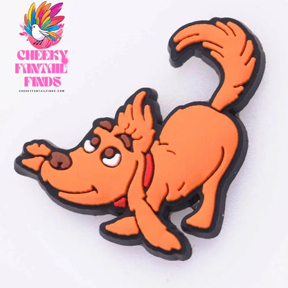 New Cute Cartoon Animals Shoe Decoration Charms Brown Black Dogs Shoe Charms White Claws Bracelet Accessories Halloween Gifts Cheeky Fantail Finds
