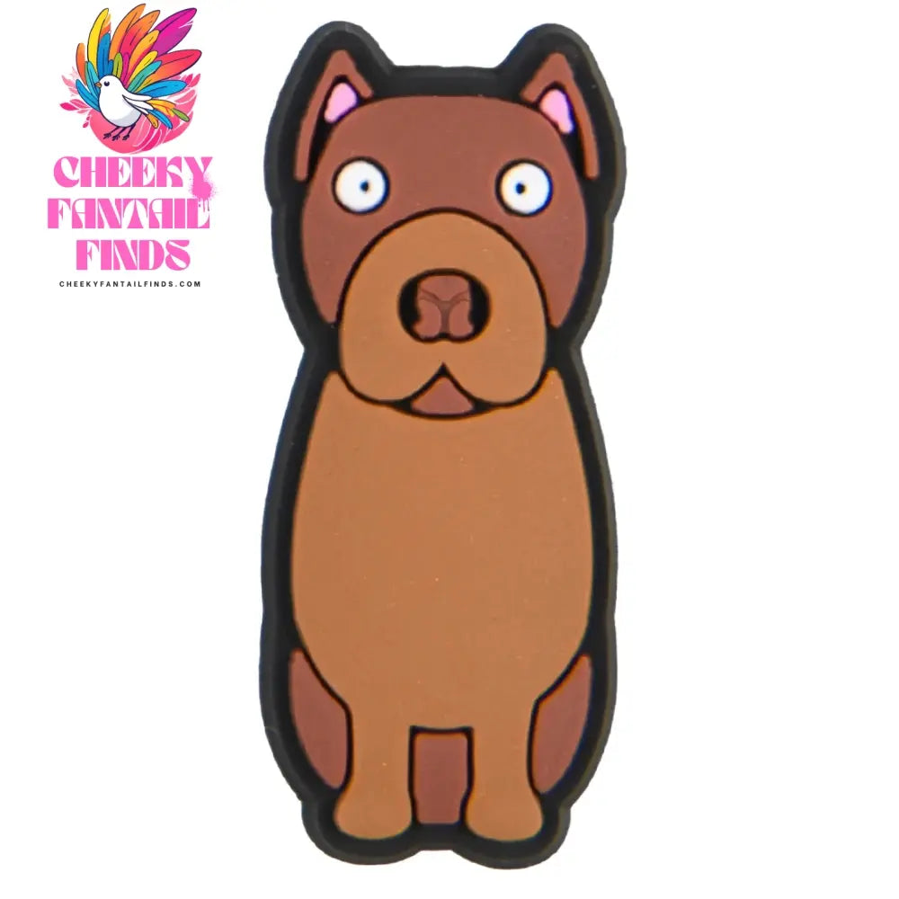 New Cute Cartoon Animals Shoe Decoration Charms Brown Black Dogs Shoe Charms White Claws Bracelet Accessories Halloween Gifts Cheeky Fantail Finds