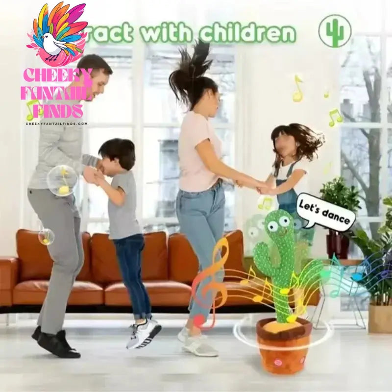 New Dancing Cactus Toys Repeat Talking Songs Wriggle Dancing Sing Toy Talk Plushie Stuffed Toys for Baby Adult Christmas Gifts Cheeky Fantail Finds