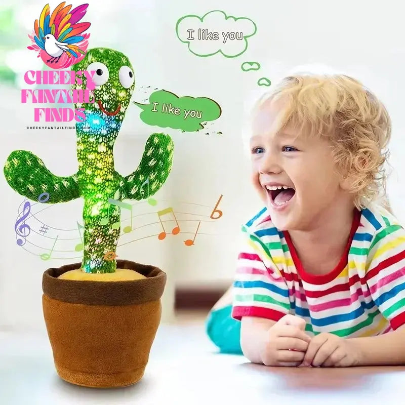 New Dancing Cactus Toys Repeat Talking Songs Wriggle Dancing Sing Toy Talk Plushie Stuffed Toys for Baby Adult Christmas Gifts Cheeky Fantail Finds