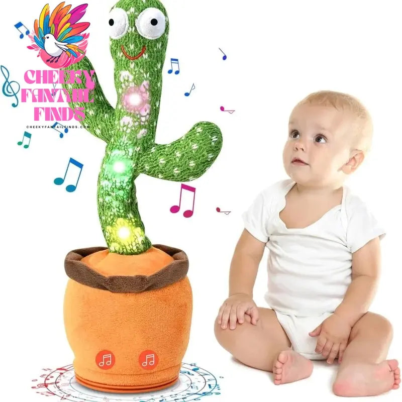New Dancing Talking Cactus Toy for Baby Toddler Boys Girls Gift Singing Mimicking Cactus Toys Recording Repeating Christmas Gift Cheeky Fantail Finds