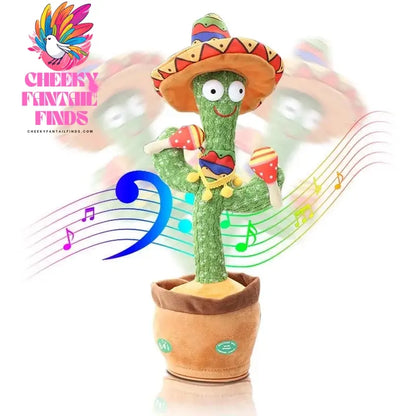 New Dancing Talking Cactus Toy for Baby Toddler Boys Girls Gift Singing Mimicking Cactus Toys Recording Repeating Christmas Gift Cheeky Fantail Finds