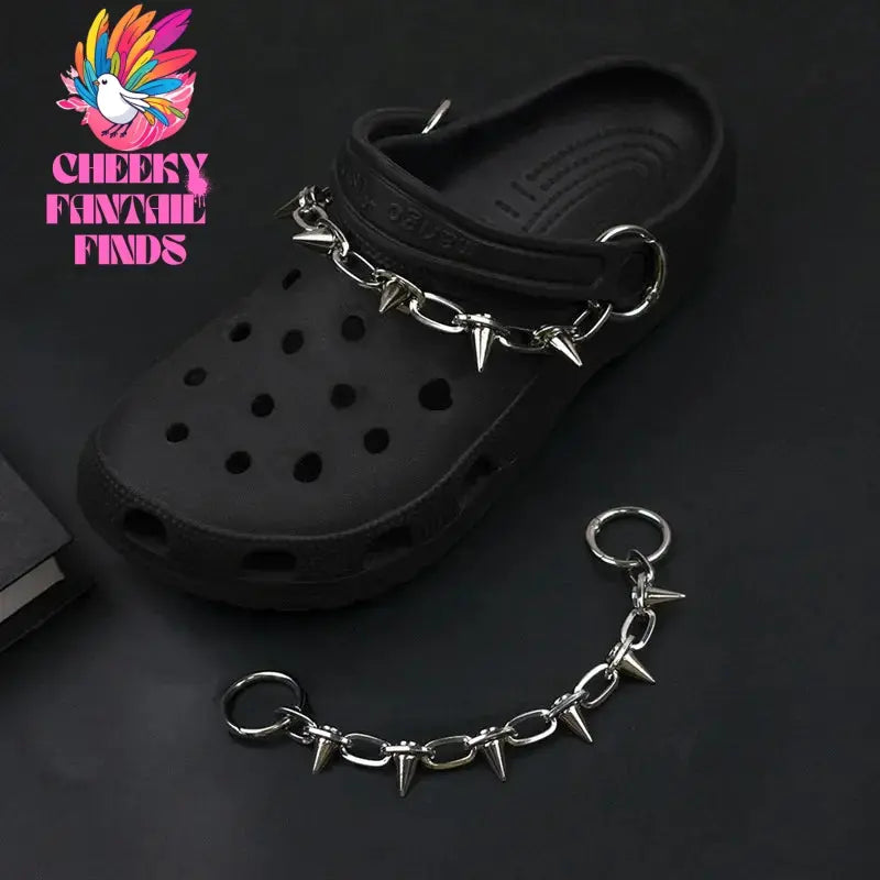 New Designer Shoe Charms Chain Fashion Gift Punk Pendant Metal Buckle Hip Hop Shoe Decoration Accessories For 2024 Hot Cheeky Fantail Finds