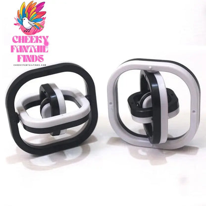 New Fidget Toys 3D Flip Finger Spinner Fingertip Gyro Autism Stress Relief ADHD Children Hand Top Kids Child Adult Sensory Gifts Cheeky Fantail Finds