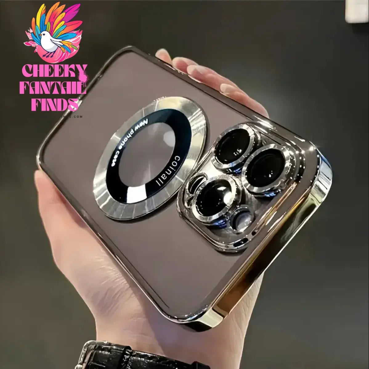 New Luxury Transparent Magnetic Wireless Charging Phone Case For IPhone 16/15/14/13/12/11 Pro Max Plus With Lens Protector Shock Cheeky Fantail Finds