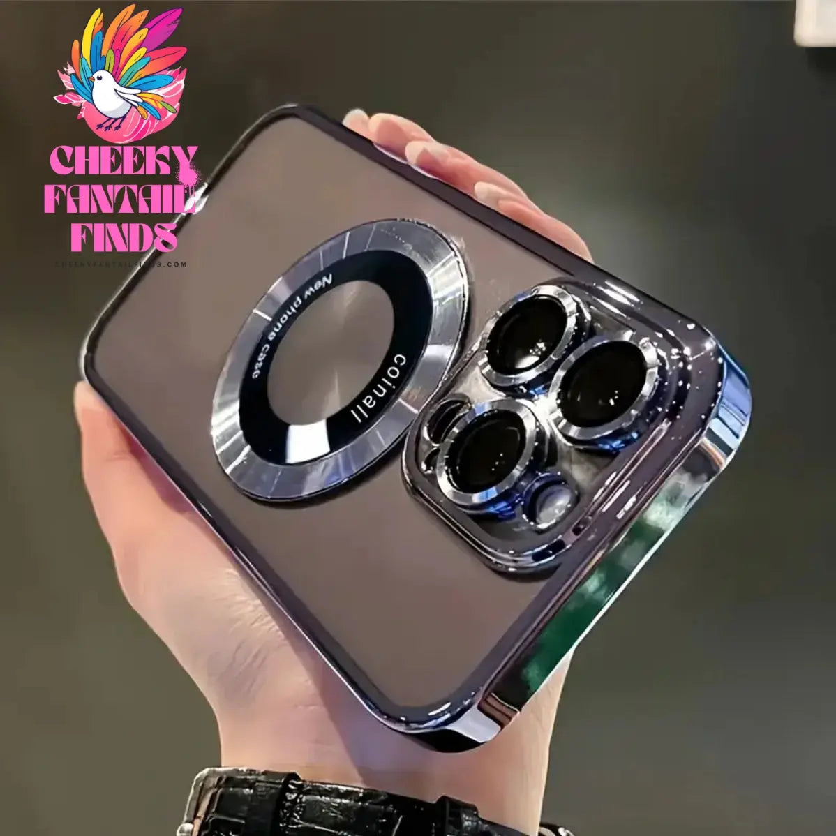 New Luxury Transparent Magnetic Wireless Charging Phone Case For IPhone 16/15/14/13/12/11 Pro Max Plus With Lens Protector Shock Cheeky Fantail Finds