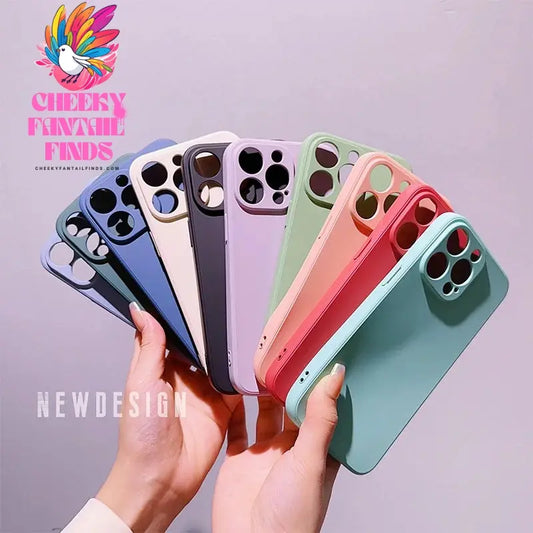 New for Apple iphone 15 promax phone case iPhone 14 phone 13/12/11/X liquid silicon phone Accessories for iphone 15 Case Cheeky Fantail Finds