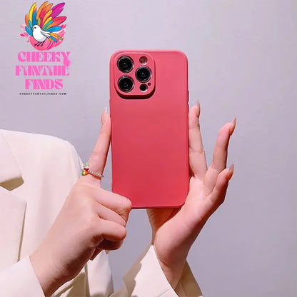 New for Apple iphone 15 promax phone case iPhone 14 phone 13/12/11/X liquid silicon phone Accessories for iphone 15 Case Cheeky Fantail Finds