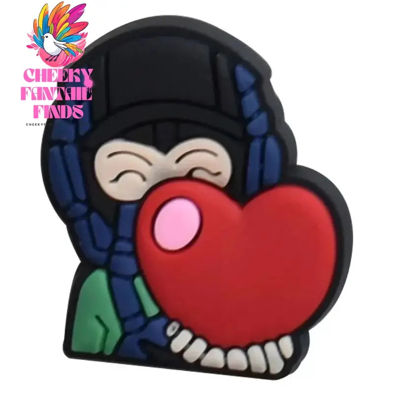 New product  1Pcs animal accessories Sneakers Shoe Decoration for Women Christmas Gift  Wholesale Cheeky Fantail Finds
