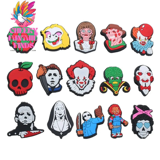 New product 1pc shoe decoration shoe charms/shoe accessories for clogs kids school gift fit wristband Cheeky Fantail Finds