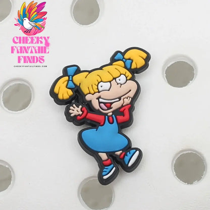 New product 1pc shoe decoration shoe charms/shoe accessories for clogs kids school gift fit wristband Cheeky Fantail Finds