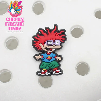 New product 1pc shoe decoration shoe charms/shoe accessories for clogs kids school gift fit wristband Cheeky Fantail Finds