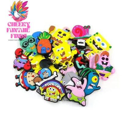 Novelty Single Sale 1pc PVC Game Shoe Charms Shoe Accessories Shoe Decoration for  Wristbands Kids Party Xmas Hot Sale Cheeky Fantail Finds