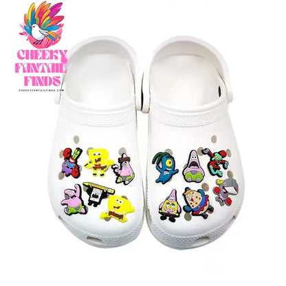 Novelty Single Sale 1pc PVC Game Shoe Charms Shoe Accessories Shoe Decoration for  Wristbands Kids Party Xmas Hot Sale Cheeky Fantail Finds