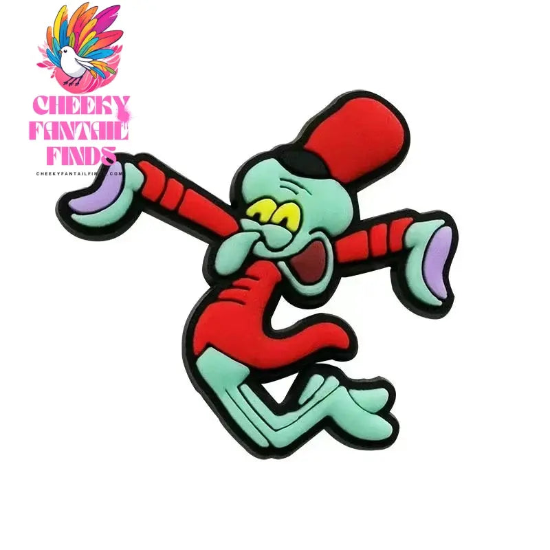 Novelty Single Sale 1pc PVC Game Shoe Charms Shoe Accessories Shoe Decoration for  Wristbands Kids Party Xmas Hot Sale Cheeky Fantail Finds