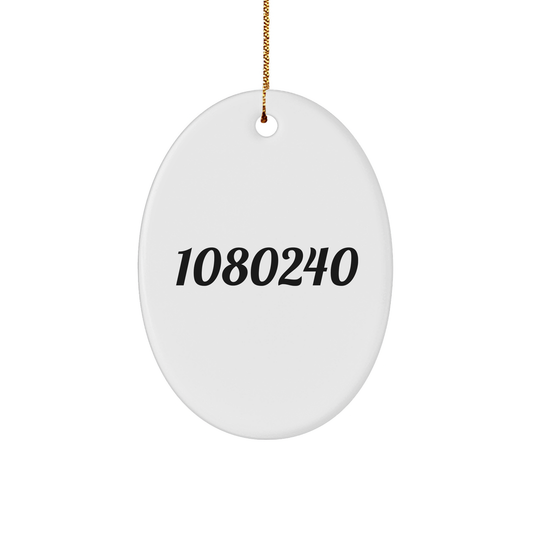 Scientist Gifts for Men, Funny Oval Ornament 'I'm a Scientist' with Christmas Cheer, Gifts from Friends, White Oval Shaped MDF with High-Gloss Finish - Image 1