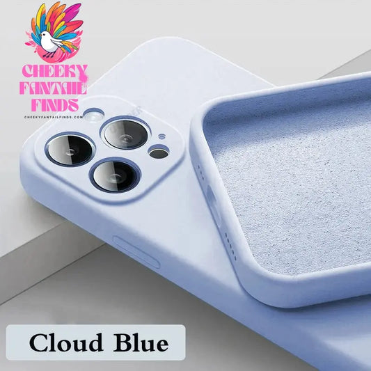 Official 16 New Phone Case For IPhone 16 15 14 13 11 12 Pro Max 15 Plus Silicone Solid Color Fall and Collision Protection Cover Cheeky Fantail Finds