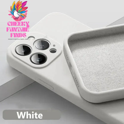 Official 16 New Phone Case For IPhone 16 15 14 13 11 12 Pro Max 15 Plus Silicone Solid Color Fall and Collision Protection Cover Cheeky Fantail Finds