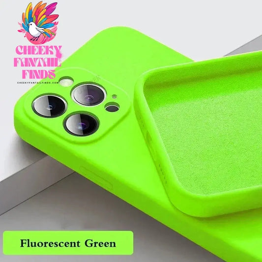 Official 16 New Phone Case For IPhone 16 15 14 13 11 12 Pro Max 15 Plus Silicone Solid Color Fall and Collision Protection Cover Cheeky Fantail Finds