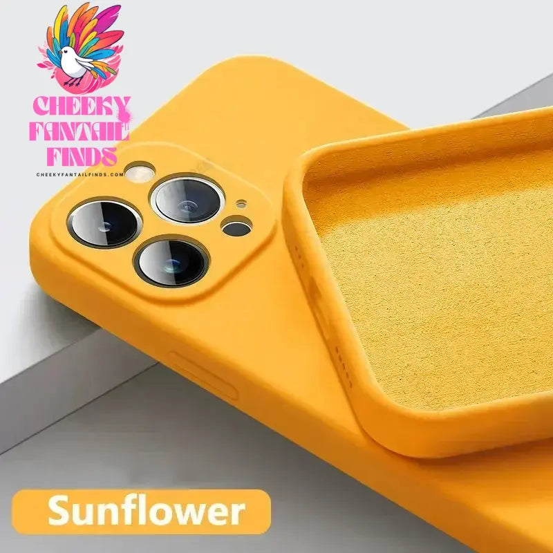 Official 16 New Phone Case For IPhone 16 15 14 13 11 12 Pro Max 15 Plus Silicone Solid Color Fall and Collision Protection Cover Cheeky Fantail Finds