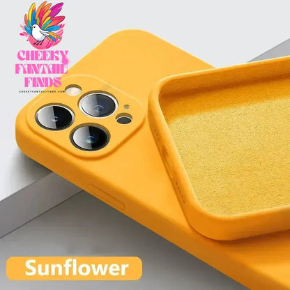 Official 16 New Phone Case For IPhone 16 15 14 13 11 12 Pro Max 15 Plus Silicone Solid Color Fall and Collision Protection Cover Cheeky Fantail Finds
