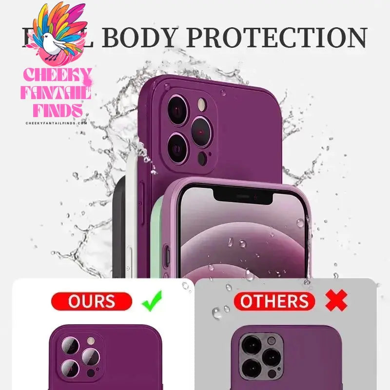 Official 16 New Phone Case For IPhone 16 15 14 13 11 12 Pro Max 15 Plus Silicone Solid Color Fall and Collision Protection Cover Cheeky Fantail Finds