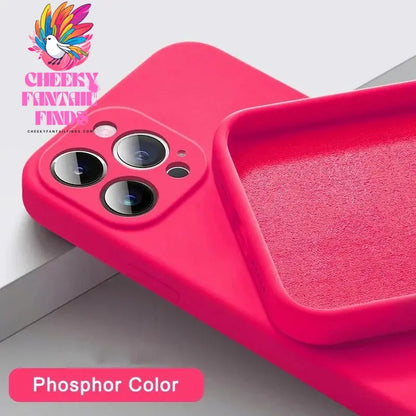 Official 16 New Phone Case For IPhone 16 15 14 13 11 12 Pro Max 15 Plus Silicone Solid Color Fall and Collision Protection Cover Cheeky Fantail Finds
