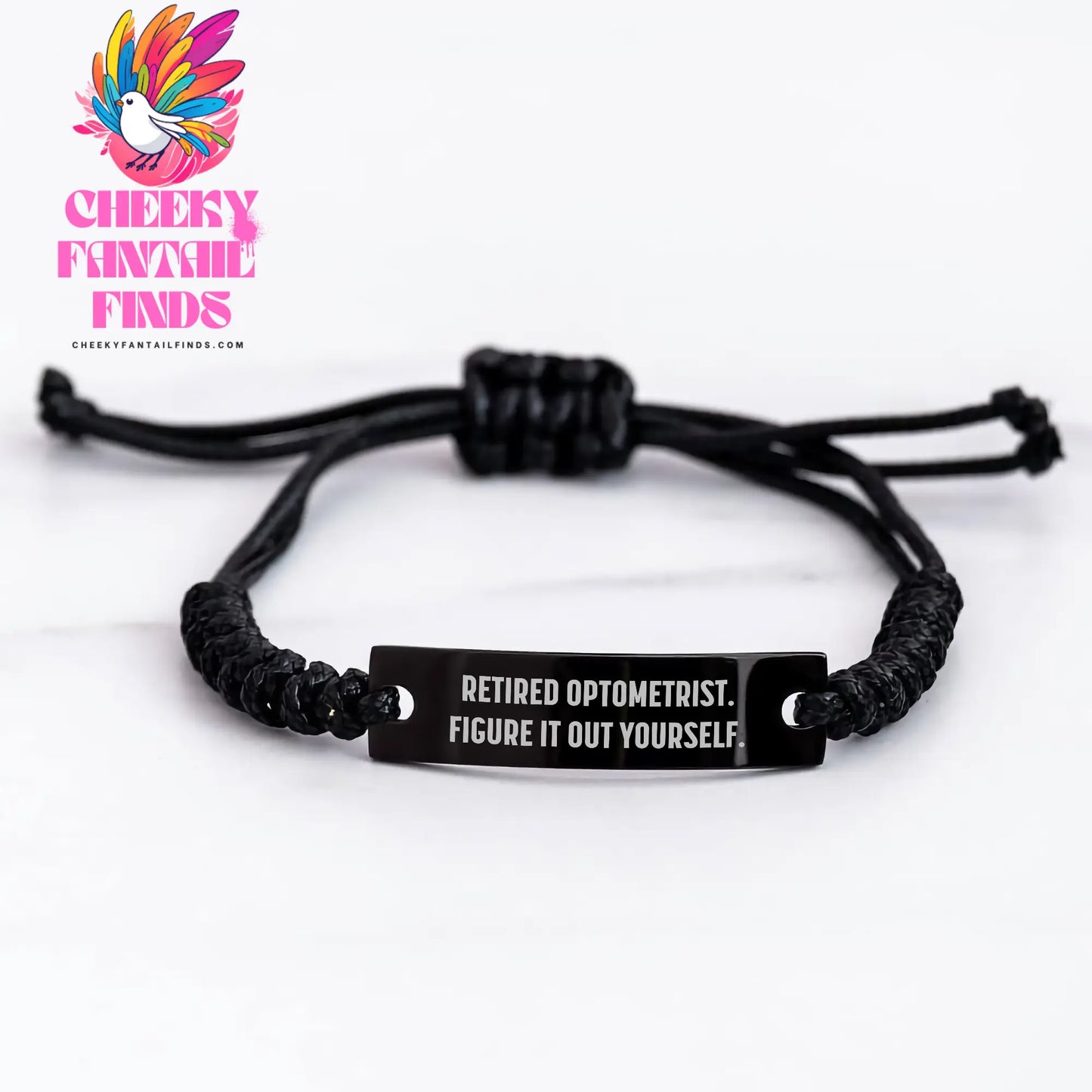 Optometrist Gifts, Funny Quote Rope Bracelet, Gifts from Men for Optometrist, Father's Day Unique Gifts - Image 3