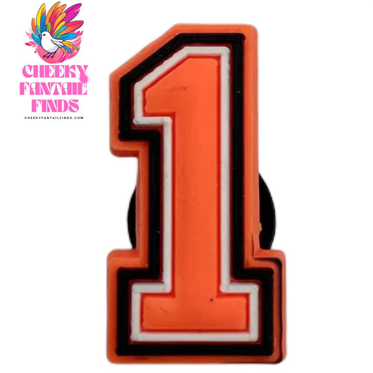 Orange Letter Letters And Numbers Series Accessories Diy Shoe Bottom Buckle Cheeky Fantail Finds