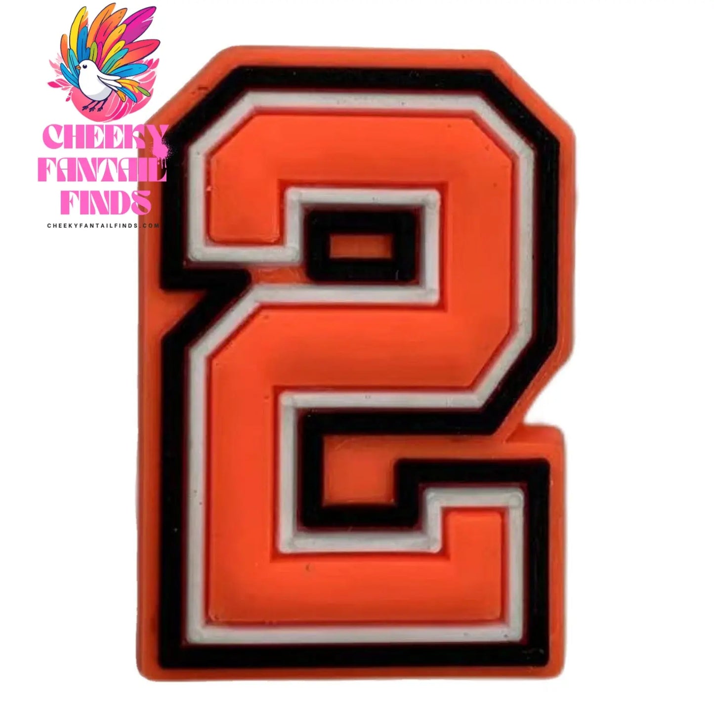 Orange Letter Letters And Numbers Series Accessories Diy Shoe Bottom Buckle Cheeky Fantail Finds