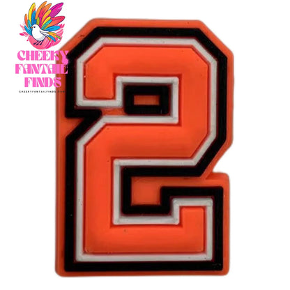 Orange Letter Letters And Numbers Series Accessories Diy Shoe Bottom Buckle Cheeky Fantail Finds